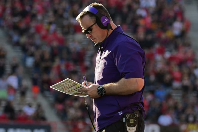 Northwestern head coach Pat Fitzgerald began his coaching career as a graduate assistant at Maryland.