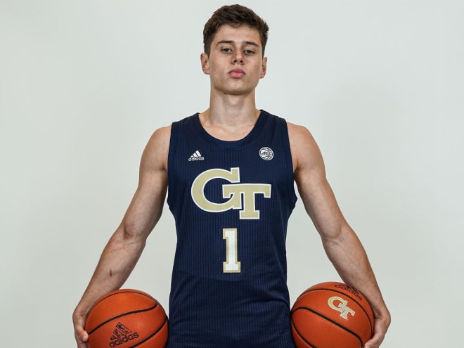 Rechsteiner during his unofficial visit to Georgia Tech
