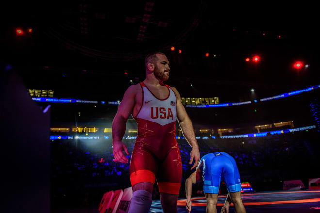Kyle Snyder is one of four NLWC members competing at the Olympics. UWW photo.