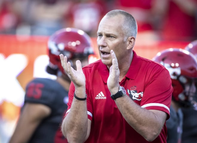 NC State Wolfpack football head coach Dave Doeren