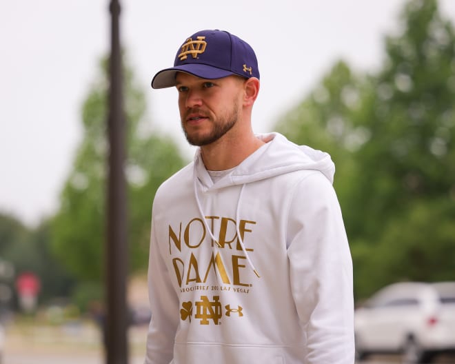 Notre Dame safeties coach Chris O'Leary is headed to the NFL for an opportunity with the LA Chargers.