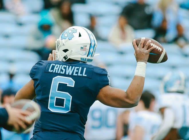Sophomore Jacolby Criswell has been in the program for two years and has taken 94 snaps in games.