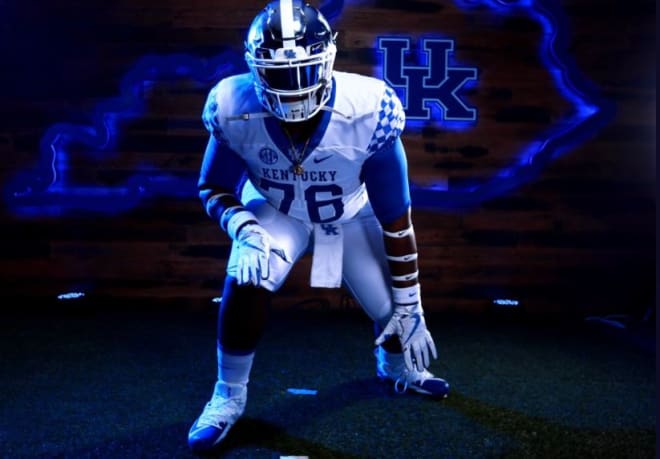 Richie Leonard on his official visit to Kentucky