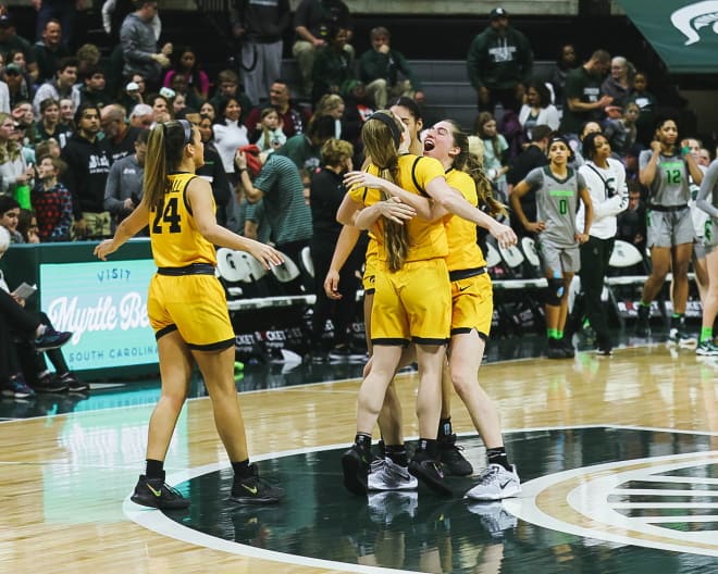 Iowa overcame a lot of adversity to win 84-81 in overtime at Michigan State