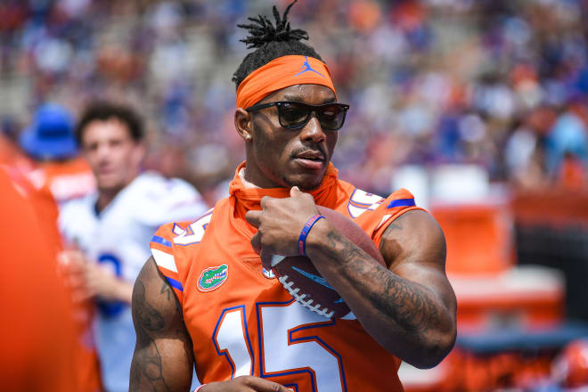 Florida Gators WR Jacob Copeland earns #1 jersey