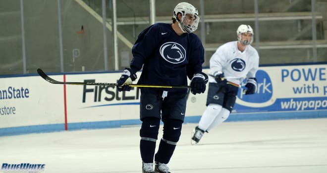 Penn State Nittany Lions hockey forward Kevin Wall scored twice against Niagara on Thursday. 