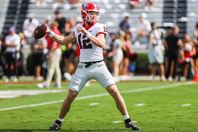 Georgia football player card: Quarterback Brock Vandagriff