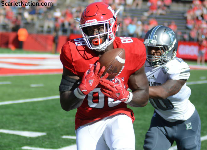 Jerome Washington leads Rutgers with 16 receptions