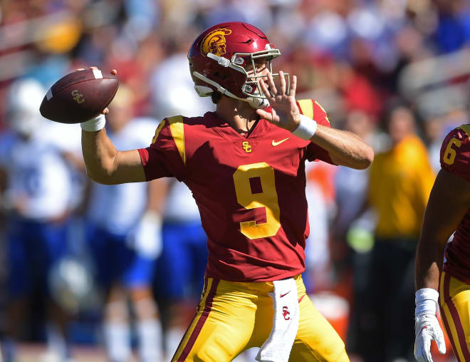 USC QB Kedon Slovis is transferring to Pitt.