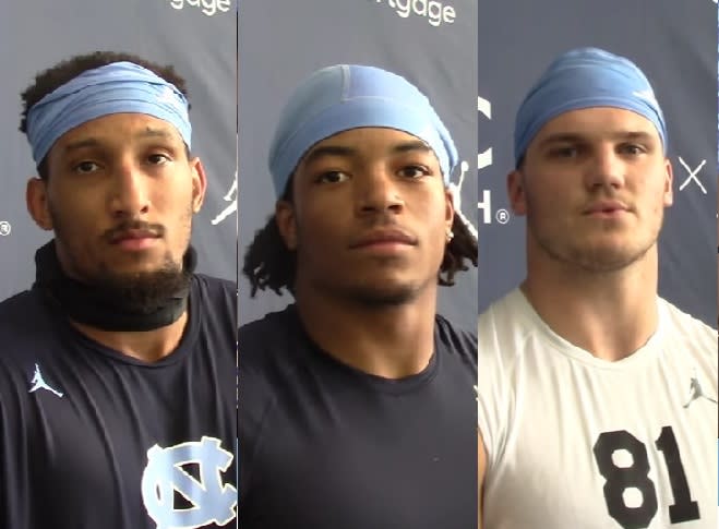 UNC held its 11th practice of fall camp Wednesday, and afterward THI was on hand to speak with some of the Tar Heels.