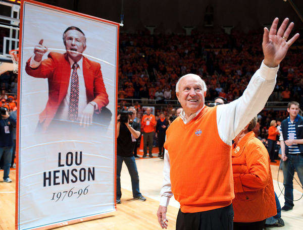 In 21 years, Lou Henson won a school-record 423 games.