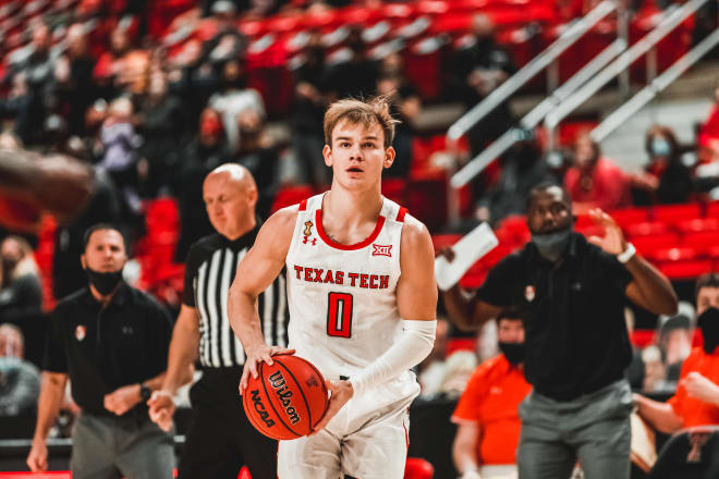 Texas Tech leading scorer Mac McClung.