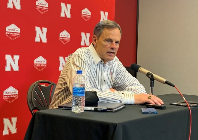 Nebraska volleyball head coach John Cook