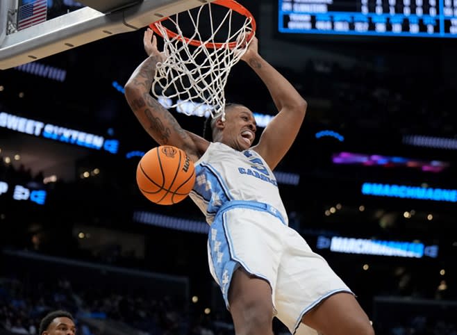 Tar Heels forward Armando Bacot played in his ACC-record 169th and last game at UNC Thursday night.