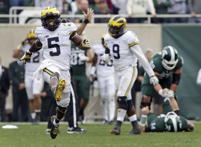 Former Michigan Wolverines football defender Jabrill Peppers was a finalist for the Heisman Trophy.