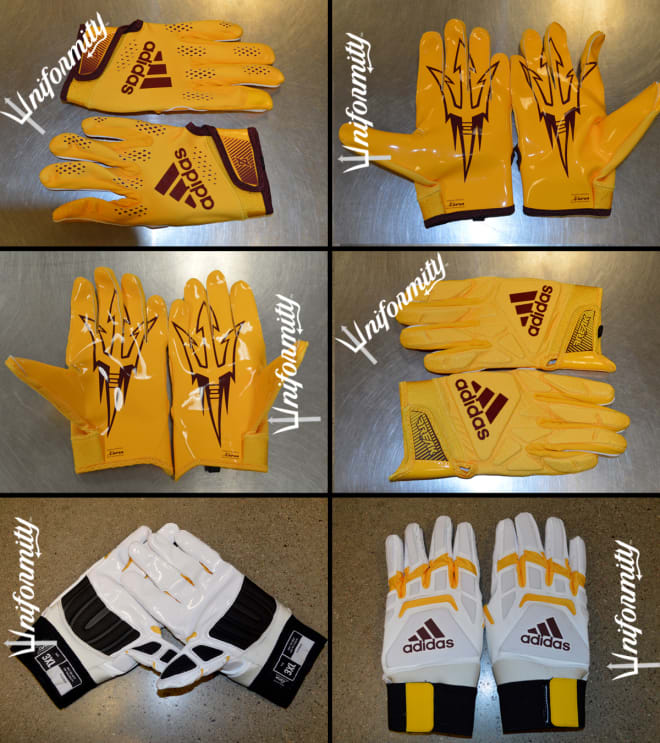 Arizona state football hot sale gloves