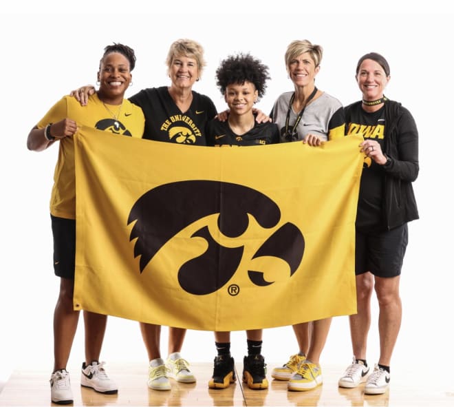 Jordyn Poole enjoyed her visit to Iowa this past weekend. 