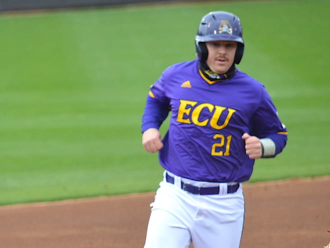 Thomas Francisco knocked a two-run home run in the sixth inning of ECU's Saturday win over Wichita State.