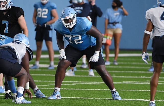 After last year serving as an apprentice, Asim Richrads has assumed a rather important role on UNC's offensive line.