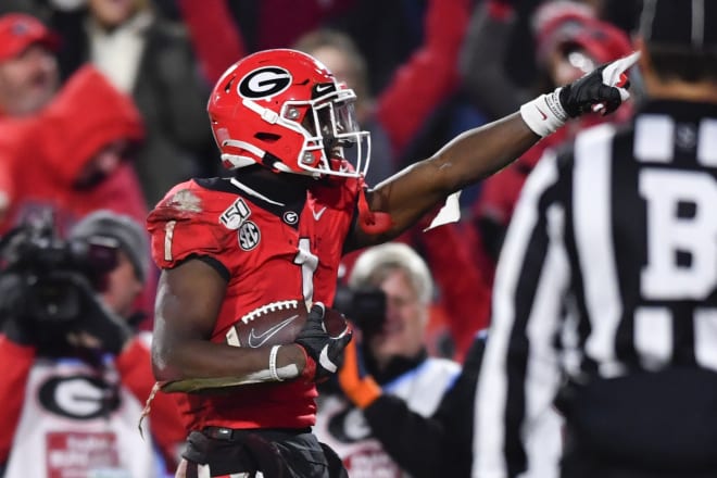 Georgia receiver, No. 1 George Pickens. 