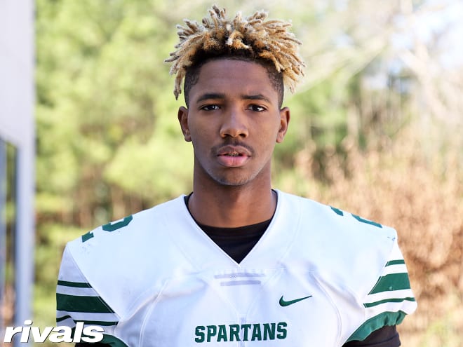 Georgia wide receiver Deion Colzie camped at Notre Dame this weekend. 