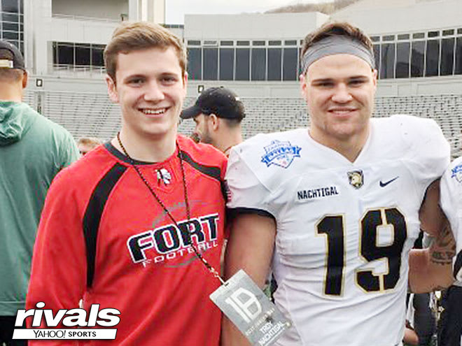 2018 Army commit and Rivals 2-star LB Troy Nachtigal with older brother and Army standout LB, James Nachtigal