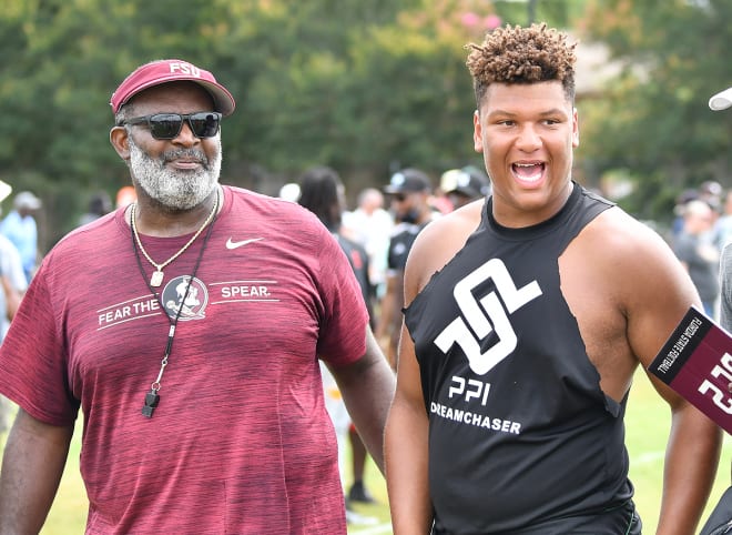 Four-star defensive tackle Hero Kanu of California was one of the highly rated prospects who attended Sunday's Mega Camp at FSU.