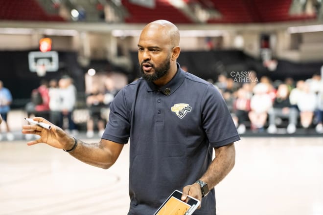 John III coaching at the NBPA Top 100 Camp