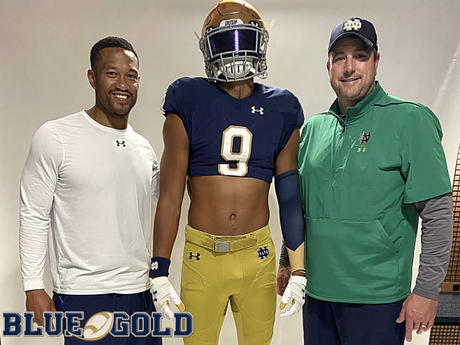 Notre Dame Fighting Irish football defensive end commit Keon Keeley