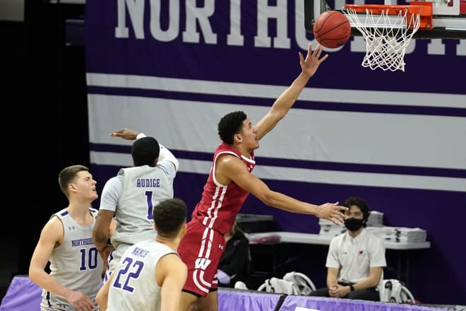 Freshman Jonathan Davis scored 12 points against Northwestern.