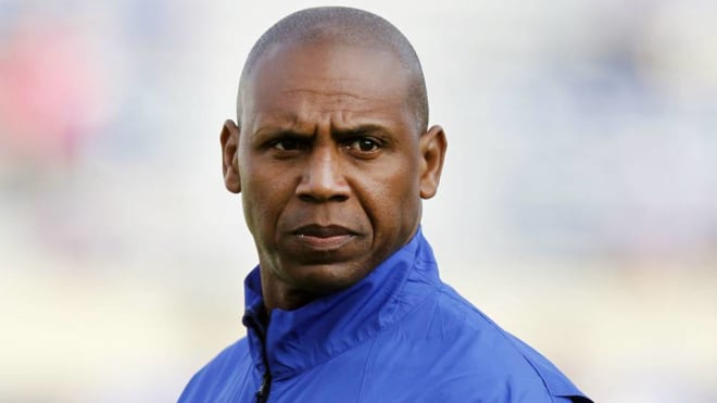 NC State Wolfpack football wide receivers coach Joker Phillips