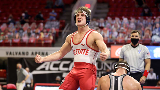 NC State wrestling 184-pounder Trent Hidlay 