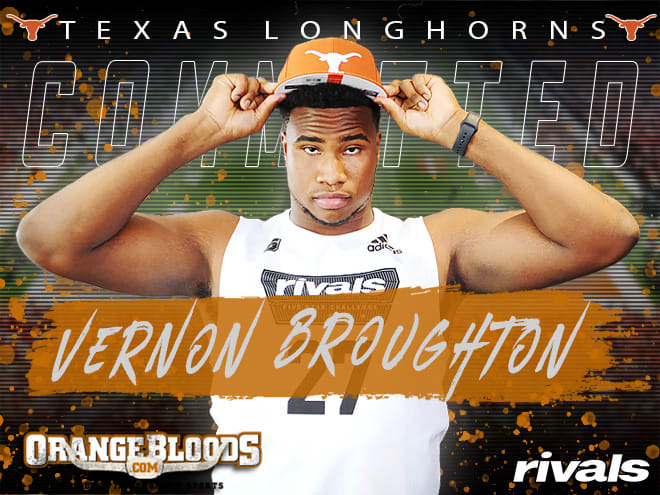 Texas picked up a huge commitment from DL Vernon Broughton moments ago. 