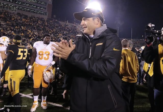 Gary Pinkel retired as Missouri's coach in November of 2015