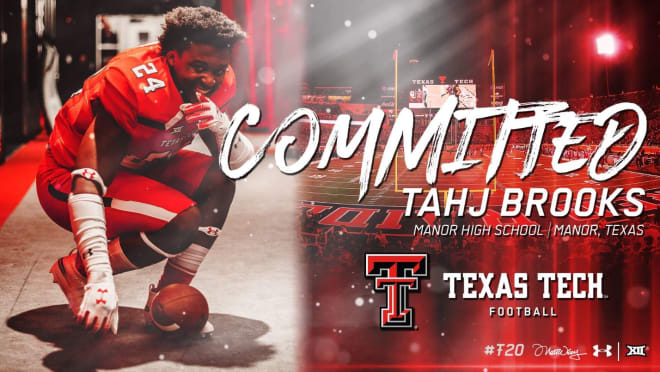 Manor running back and new Texas Tech commitment Tahj Brooks