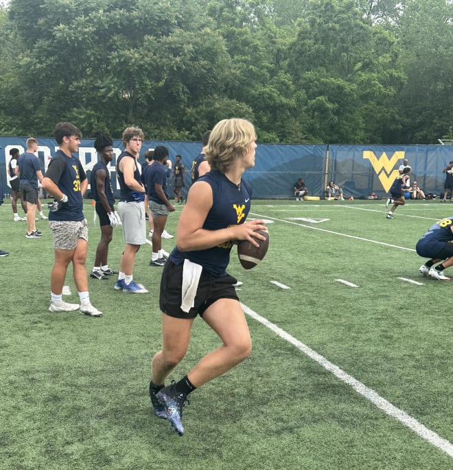 Fox impressed during the West Virginia Mountaineers camp.