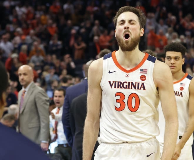 Jay Huff was UVa's most improved player from last season to the next.