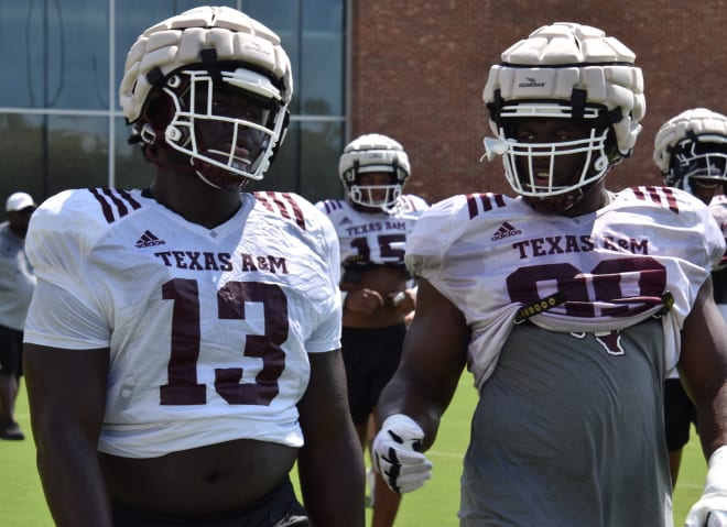 DJ Hicks and Gabe Dindy look like the future at defensive tackle.