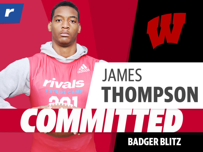 Wisconsin defensive end James Thompson