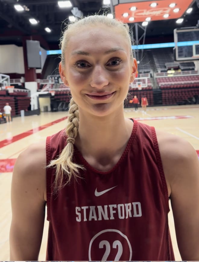 Stanford Women's Basketball Cameron Brink is optimistic about Stanford