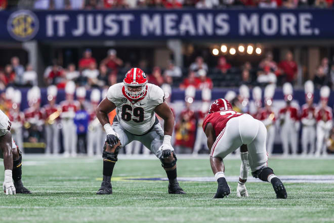 Georgia tackle Jamaree Salyer has proved his worth to Bulldogs, NFL