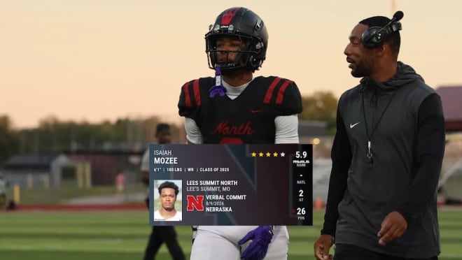 Nebraska football four-star WR commit Isaiah Mozee