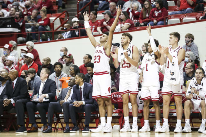 Indiana now looks to figure out its rotation with a roster of full health. (IU Athletics)