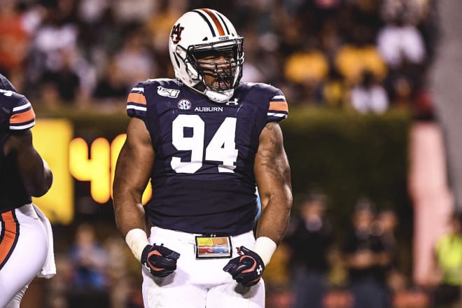 Truesdell totaled 67 tackles and nine tackles for a loss at Auburn