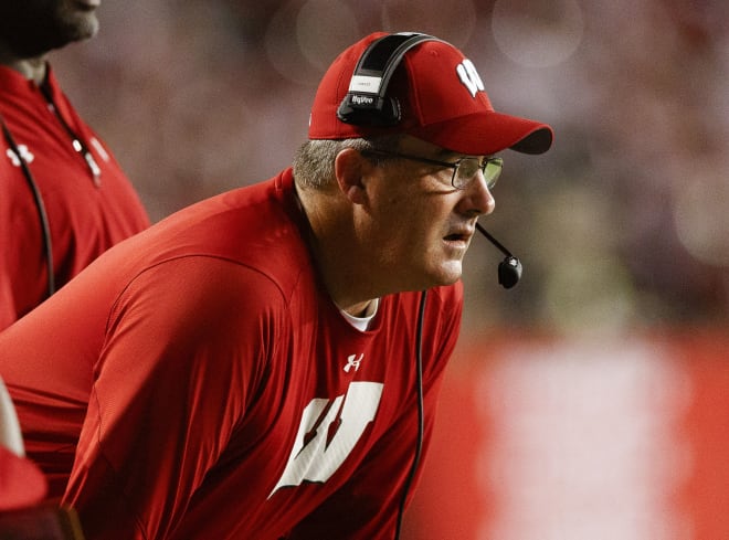 Wisconsin Badgers football head coach Paul Chryst