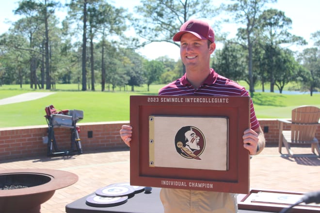 Gray Albright shot 69-68-69 to win the Seminole Intercollegiate.