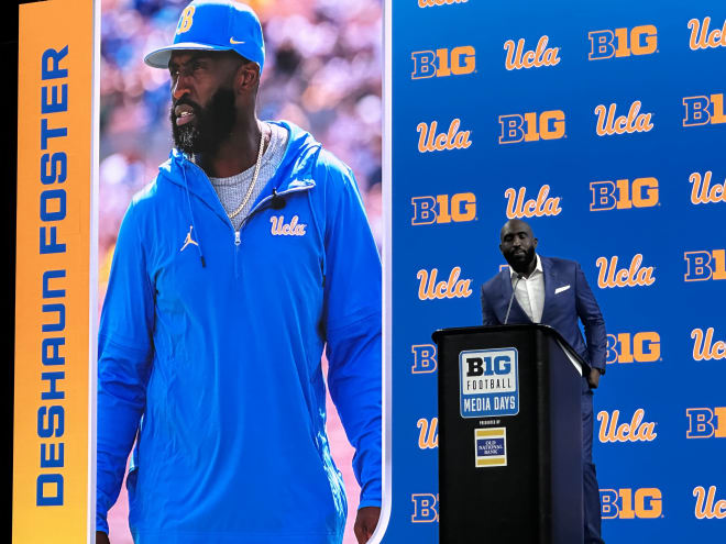 WATCH: UCLA Head Coach DeShaun Foster Press Conference At Big Ten Media ...