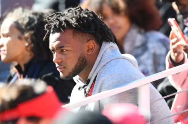 Class of 2022 linebacker, current LSU commit, DeMario Tolan on his official visit to Athens.