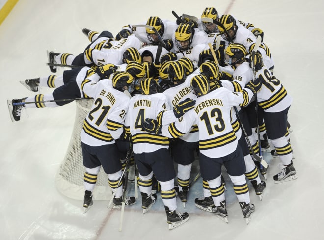 The Michigan hockey team is ready for this week's series. 