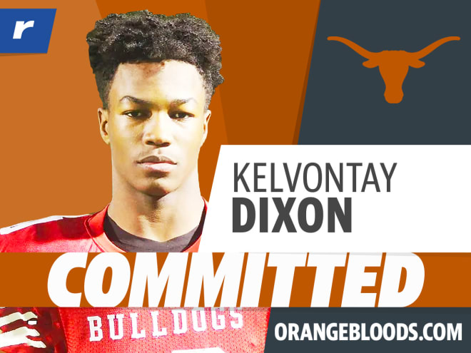 Carthage WR Kelvontay Dixon becomes the Longhorns' latest commitment. 
